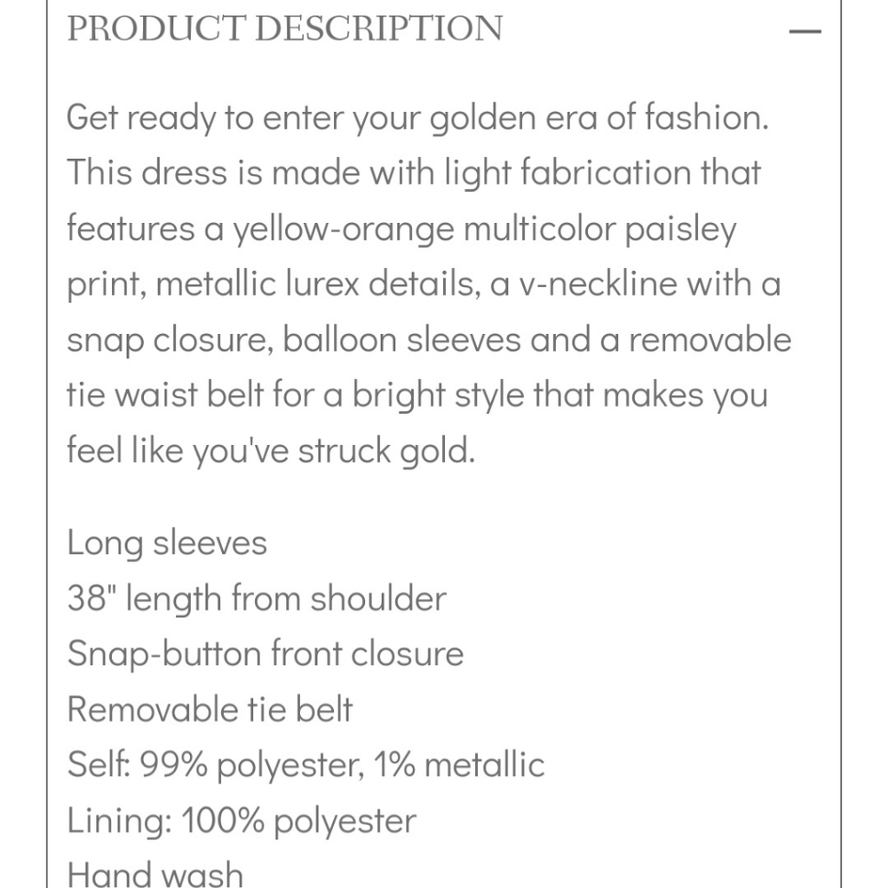 FLYING TOMATO DRESS NWT - Picture 5 of 5